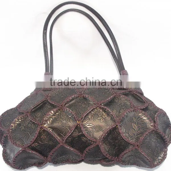 Antique Color Leather Bag Vintage Totally Handmade Crafts Top Quality Factory Price photo-2