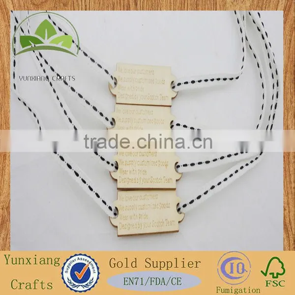 Wooden Hangtags for Clothes