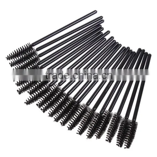 Disposable Eyelash Extension Brush Plastic Mascara Wands With Black Stick photo-3