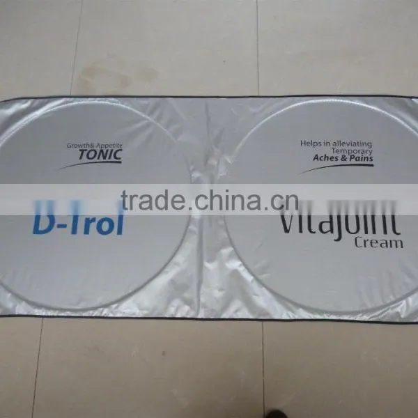 Car Sunshade/nylon Front Sunshade/customized Printing Logo for Promotion Gift