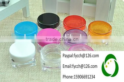 5g Rose Plastic Jar Container With Plastic Lid Cap photo-4