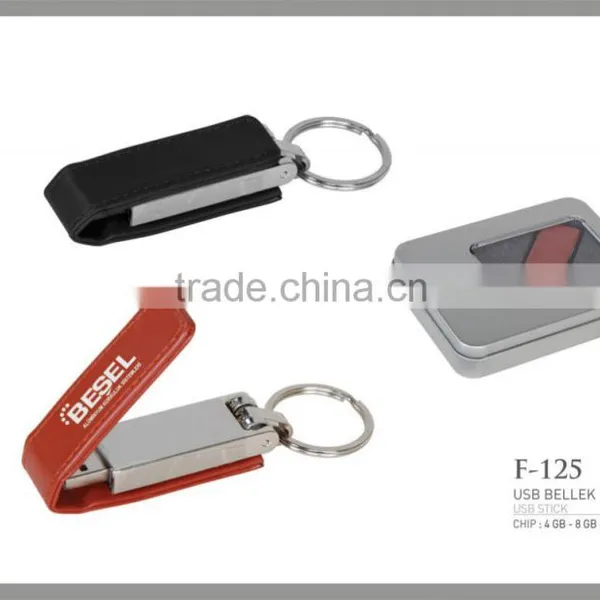 USB 2.0 Interface Type 16gb Black Leather Usb Flash Drive, Usb Leather, Promotion Usb Flash Drive Leather photo-5