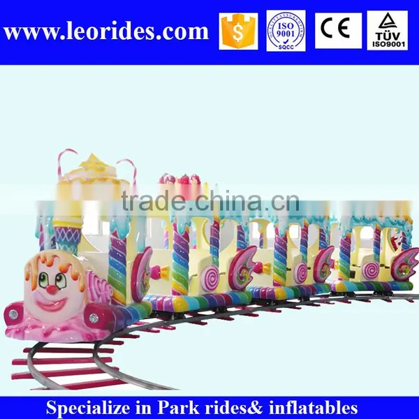 14 Seats Mini Sweet Candy Tourist Kiddie Track Train for Sales