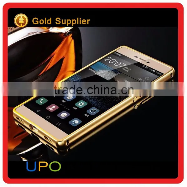 [UPO] Hot Selling Luxury Metal Aluminum Bumper Electroplated PC Cover For Huawei P8 Lite Mirror Case photo-5