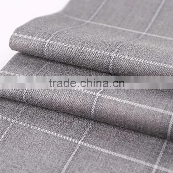 China Fabric Textile Supplier Designer Woven Polyester Elastane Stain Fabric Price per Meter Wholesale for Garments