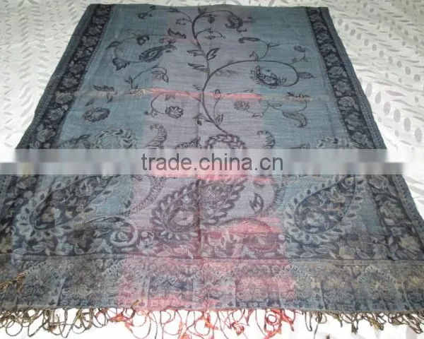 SILK & WOOL STOLE photo-5