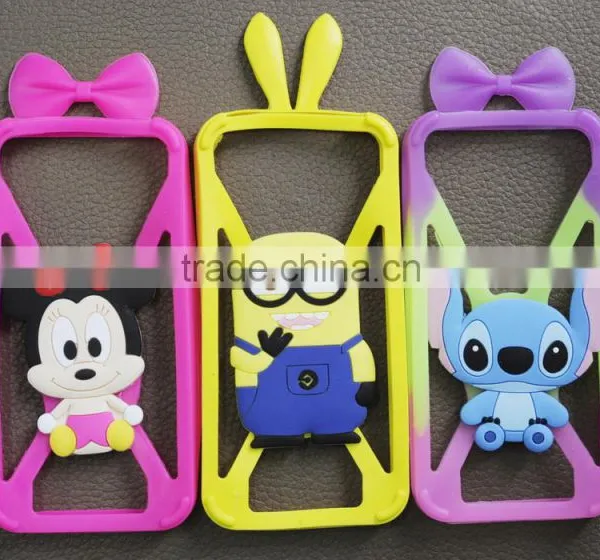 New Design Silica Frame Custom Rubber Cartoon Mobile Phone Case photo-6