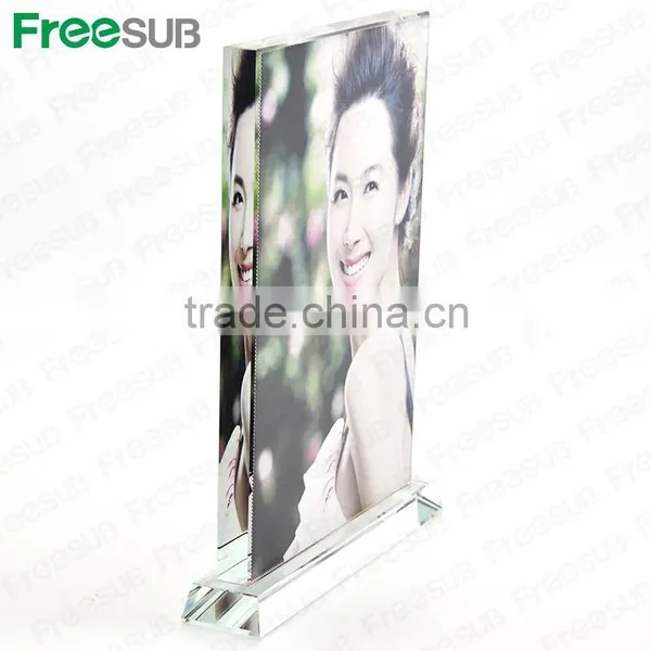 Custom Adwards L270*H180*W50mm Big T Blank 3D Sublimation Trophy Crystal photo-2