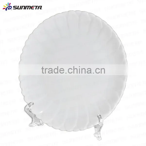 Sublimation Blank Ceramic Plate Beautiful Pattern photo-3