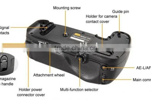 PIXEL Vertax Holder Pack Battery Grip D16 for NIKON D750 MB-D16 photo-2