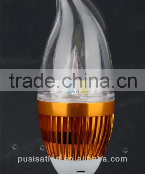 3W LED candle light E26/E27/E14 ccc/ce/Rohs/ fc