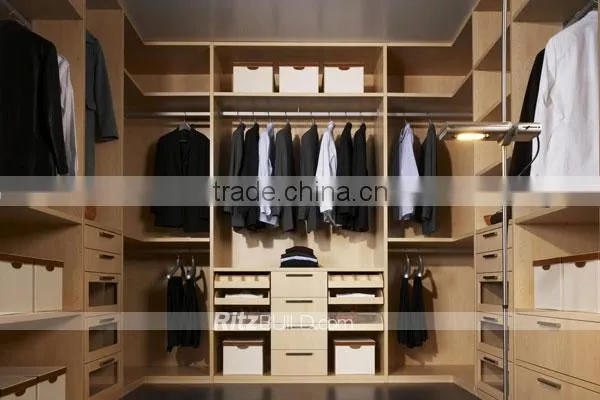 Wooden Almirah Designs, 3 Doors Mdf Almirah, Wood Closet Wardrobe photo-5