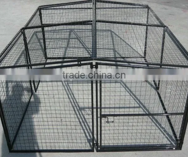 Galvanized Unique Iron Fence Steel Welded Wire Dog Kennels photo-6