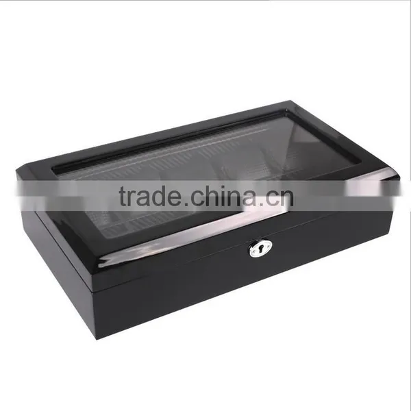 Chinese Factories Wholesale Custom Luxurious Wooden 10 Slot Watch Box, Piano Paint Beautiful Display Box photo-5