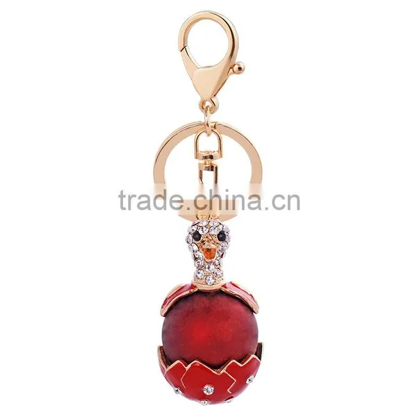 Sparkling Keychain Blingbling Crystal Rhinestone Handbag Charm for Cat Animal Lovers Diamond Kitty Key Ring/Chain photo-2