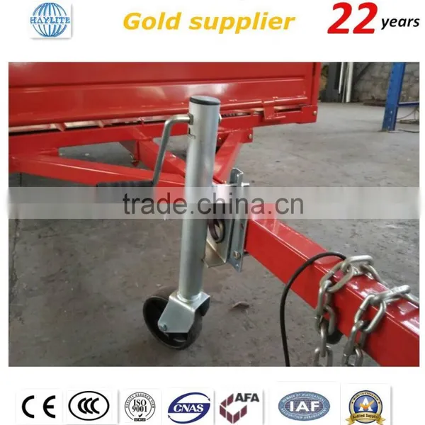 Single Axle Aluminum Cargo Trailer With CE photo-3