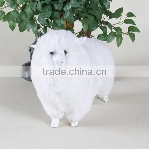 Real Fur Life Size Unstuffed Peluche Toys Animals Plush Toy Goat photo-6