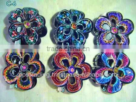 Plastic Painted Hair Clip photo-6