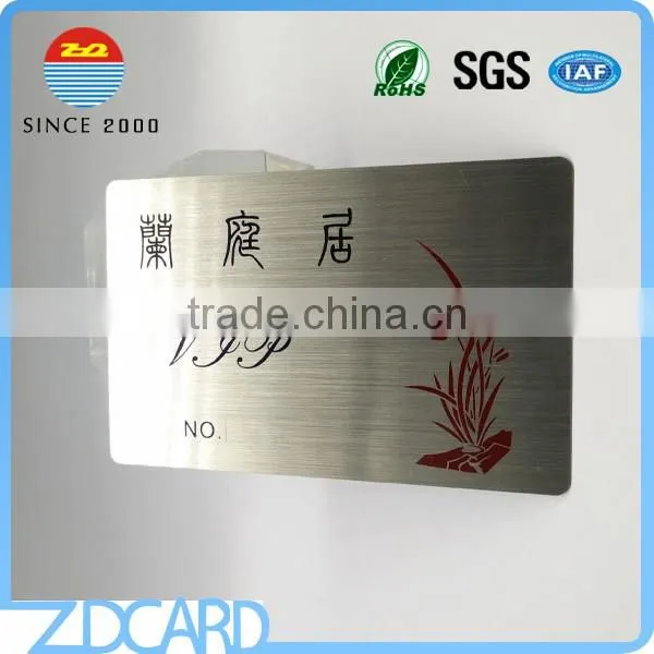 High Quality Full Color Print Metal Membership Card photo-6