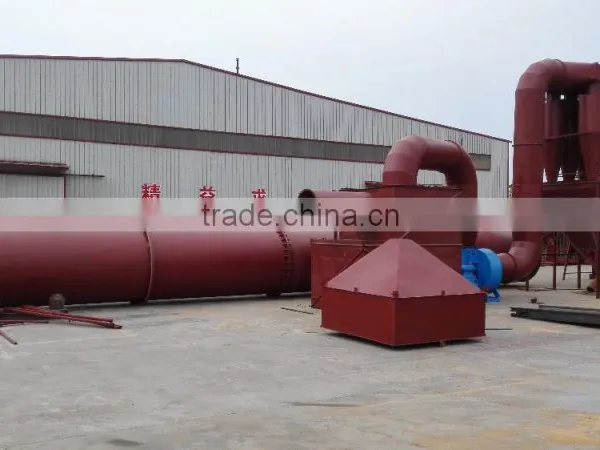 Diameter 1.2*12m Coconut Shell Dryer / Rotary Drum Dryer for Coconut Shell photo-4