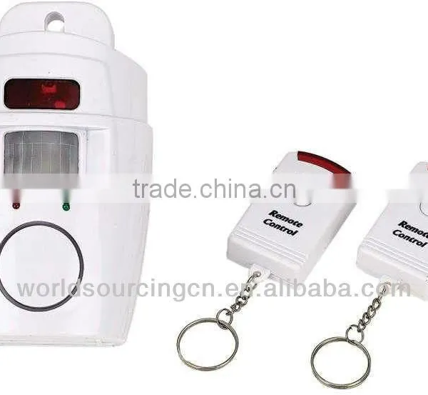 Motion Sensor Alarm Set with 2 Keych