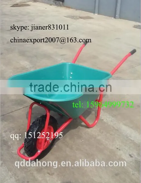 Poly Wheel Barrow for Garden Use ,for Construction Use,for Home Use With 14" Pneumatic Wheel photo-2