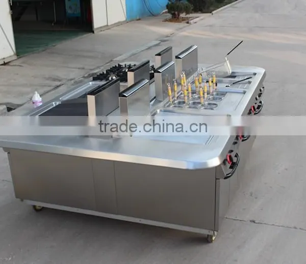 Stainless Steel Multifunction Commercial Flat Plate Griddle photo-4