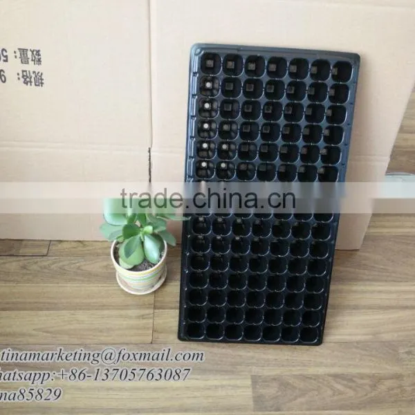 High Quality 105 Cell PS Plastic Plug Seedling Nursery Growing Tray for Gardening Seed Germination photo-6