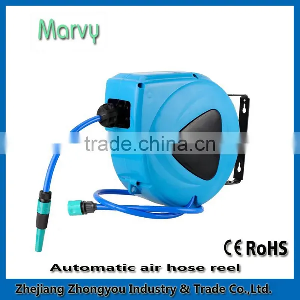 Adjustable Auto Retractable Garden Tools Hose Reel With CE and ROHS