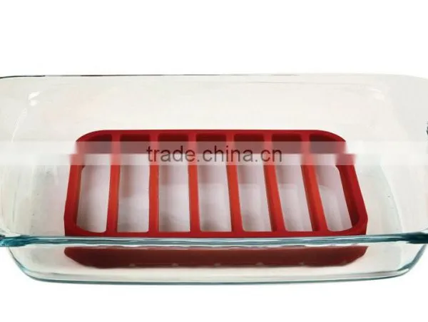 2016 Hot Selling 100% FDA Eco-friendly Silicone Bbq Roasting Rack photo-3