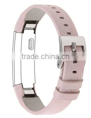 Leather Replacement Strap for Fitbit Alta Bands Black photo-2