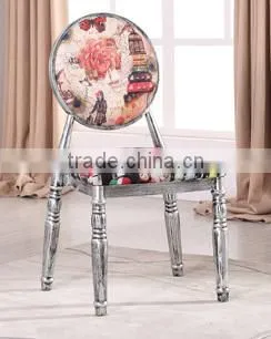 Quality European Antique Metal Restaurant Dining Chair QL-T853 photo-2
