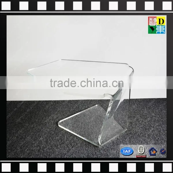 New Shape Acrylic Plexi High Transperant Acrylic Lamp Table/vanity Clear End Table/fancy Coffee Table Wholesale Price From China photo-2