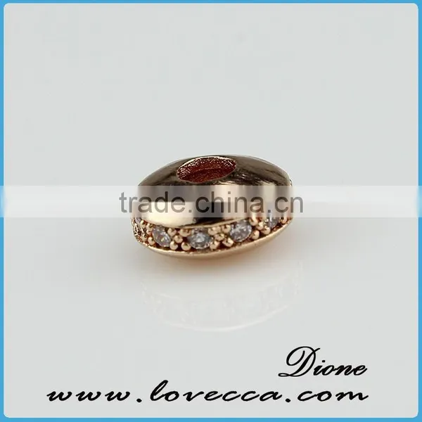 Supply Cooper Micropave Setting Pendant Gold Plating Jewelry Pendant for Weeding photo-4