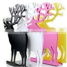 Cute Elk Metal Creative Stationery Decorative Cheap Bookends photo-2