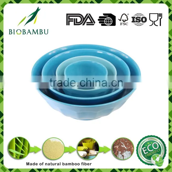 Biodegradable Quality Assurance Bamboo Fiber Round Dinnerware Bowl Sets photo-2