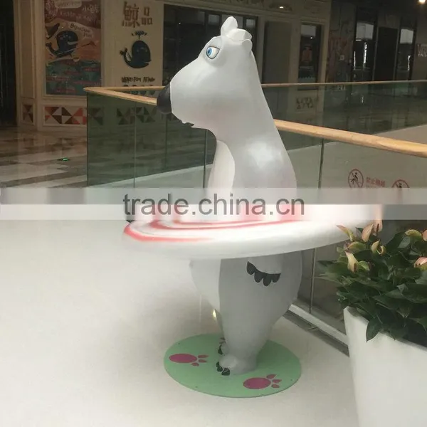 Fiberglass Bear Statue With Lollipop photo-5