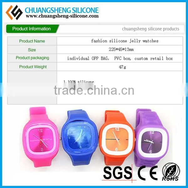 Candy Color Smart Kids Lovely Jelly Watch, Electronic Wristwatch, Silicone photo-2