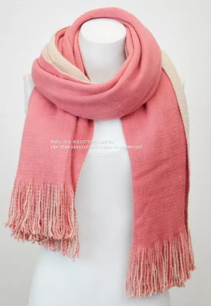 Soft Winter Knitted Pashmina Scarf Shawl Wholesale photo-2