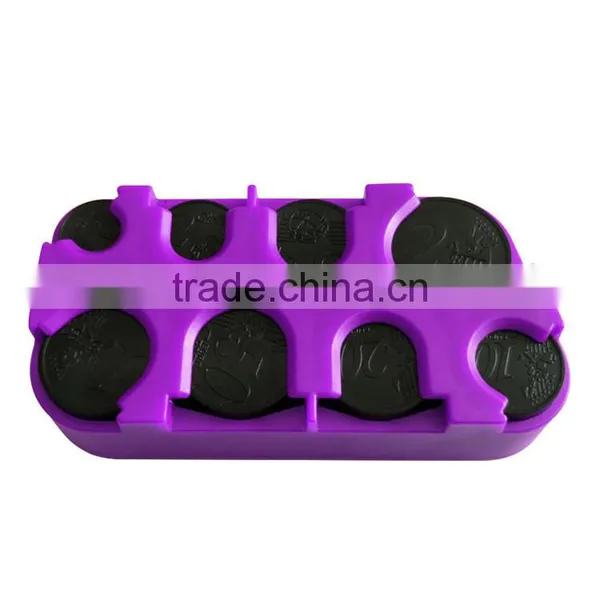 The Plastic Wallet Euro Coins Dispenser Holder Coin Holder Purse photo-5