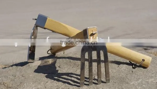 Garden Tool--Stainless Steel Hoe With Solid Wood Handle photo-5