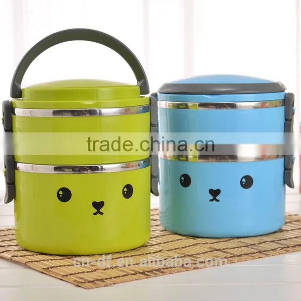 304 Stainless Steel Insulated Double Lunch Box photo-3