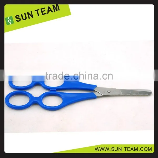 SC085L 6-3/4" Left Hand Finger Insert Stationery Scissors for Shape Cutting photo-3