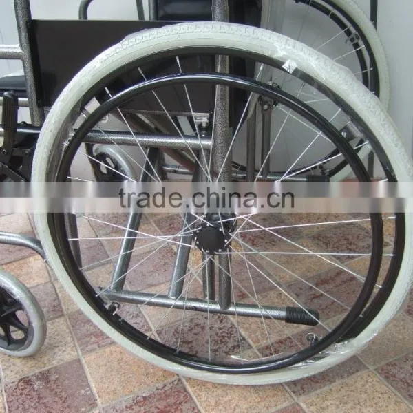 Topmedi New Product Big Bearing Capacity Beach Wheelchair for Fat People photo-5