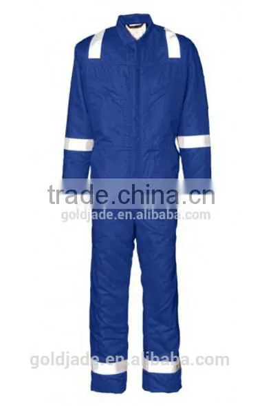 Customized Manufacture Fire Retardant Industrial Ultrasoft Workwear Uniform Reflective Tape Overalls photo-6