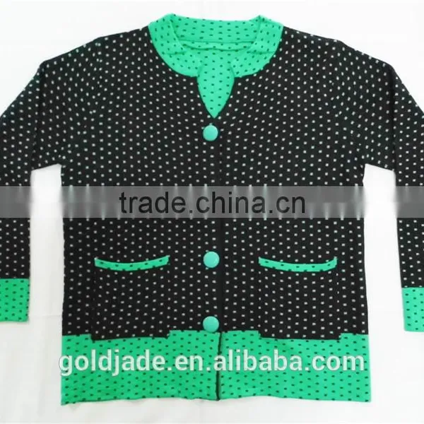 Wool&Acrylic Womens Knitted Sweater Pullover photo-4