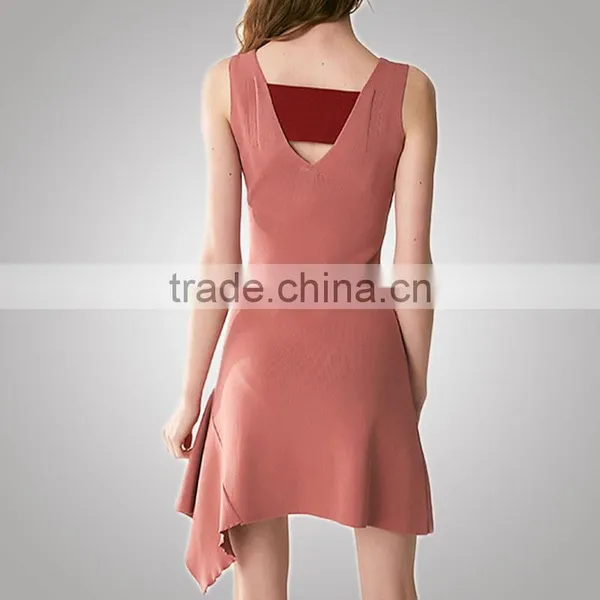Slim Woman Customize Breathable Clothing Dress With Your Design photo-4