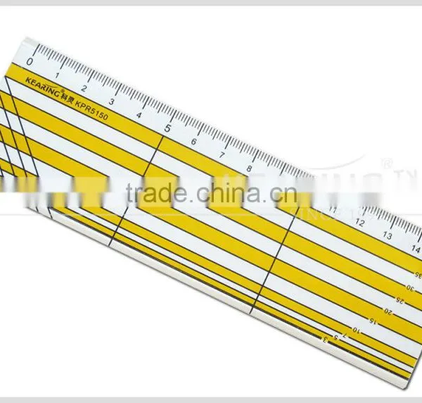 Kearing Acrylic 15cm Straight Ruler Quilting Ruler With 2mm Thickness for Patchwork Sewing#kpr5150 photo-3