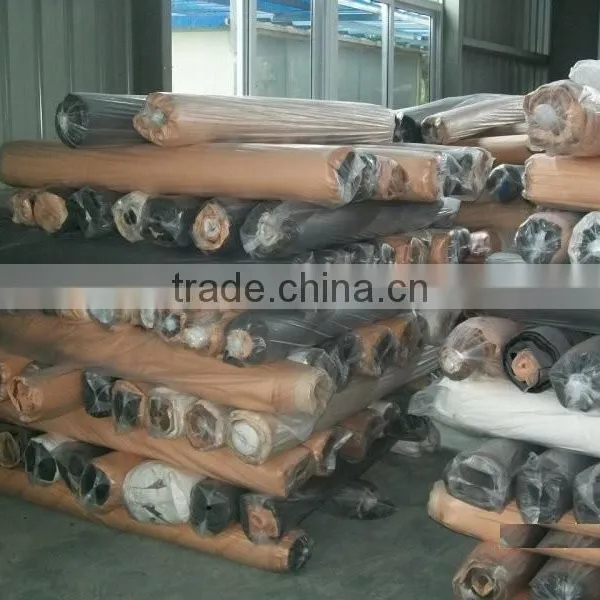 PU Artificial Leather With Non Woven Backing Stock Lot For Shoe Lining photo-2