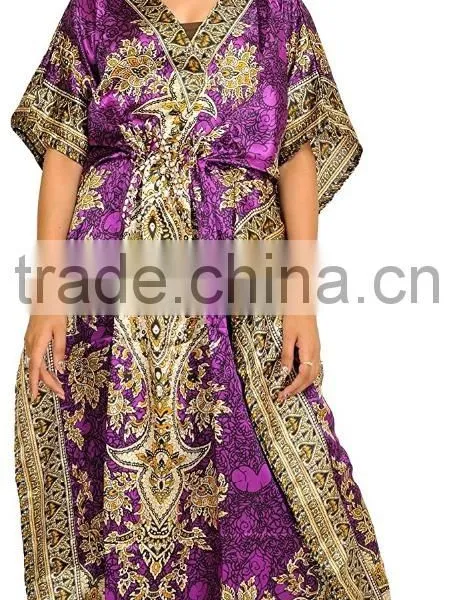 Kaftan Silk Long/digital Print Kaftan/silk Kaftan/dubai Kaftan/moroccan Kaftan/10 photo-2